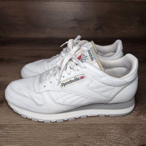 Vintage Reebok Classic Men's Sneakers Size 10 White